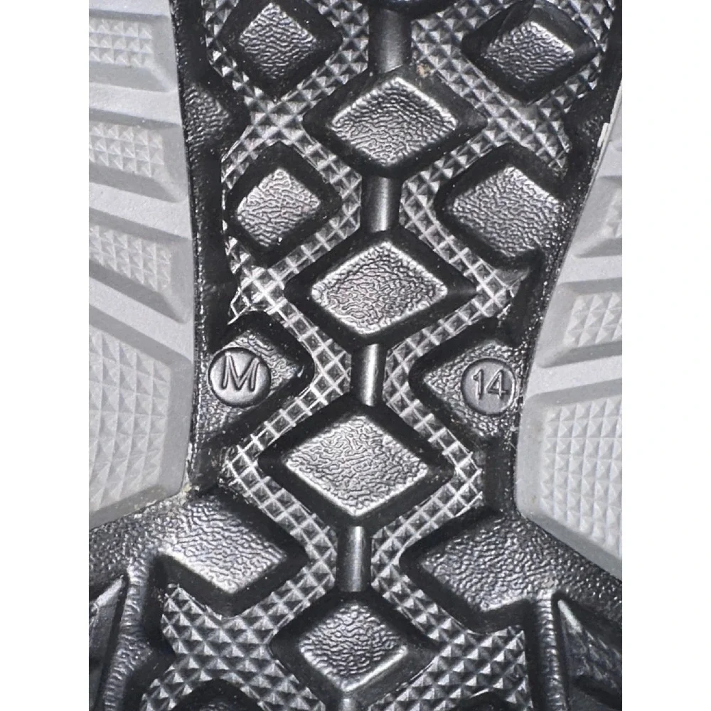Crocs Swiftwater Mesh Water Sandals Mens 14 Black Grey Outdoor Hiking Shoes